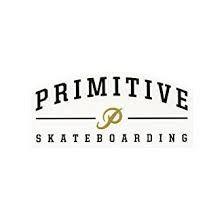 Primitive Brand Logo - Primitive Core Logo Sticker- White - Attic Skate & Snow Shop