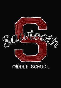 Sawtooth Middle School Logo - Rhinestone Apparel, Clothing and other Products from HipKraft.com