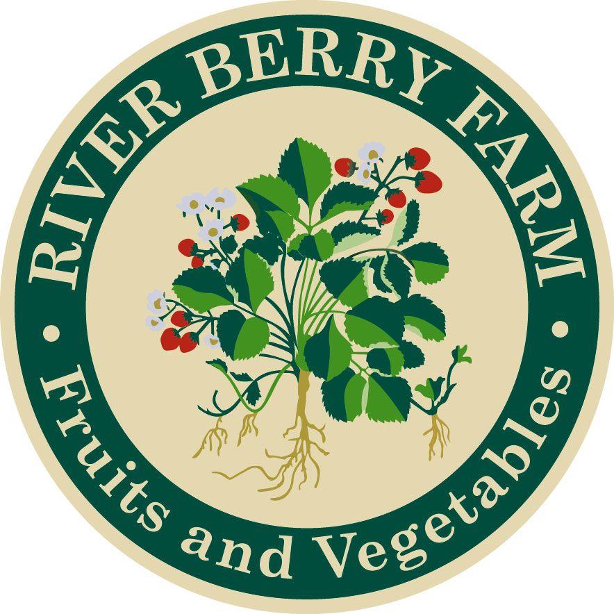 Yellow Berry Logo - River Berry Farm. Organic Fruits and Vegetables in Fairfax, Vermont