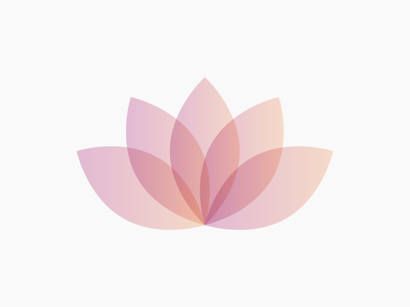 Graphic Flower Logo - Lotus Flower Logo