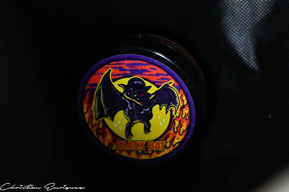 Black Bat in Circle Logo - Black Bat Pomade