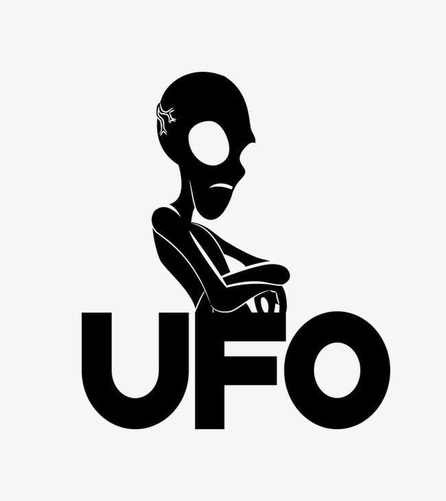 UFO Alien Logo - Ufo, Alien, Black PNG and PSD File for Free Download