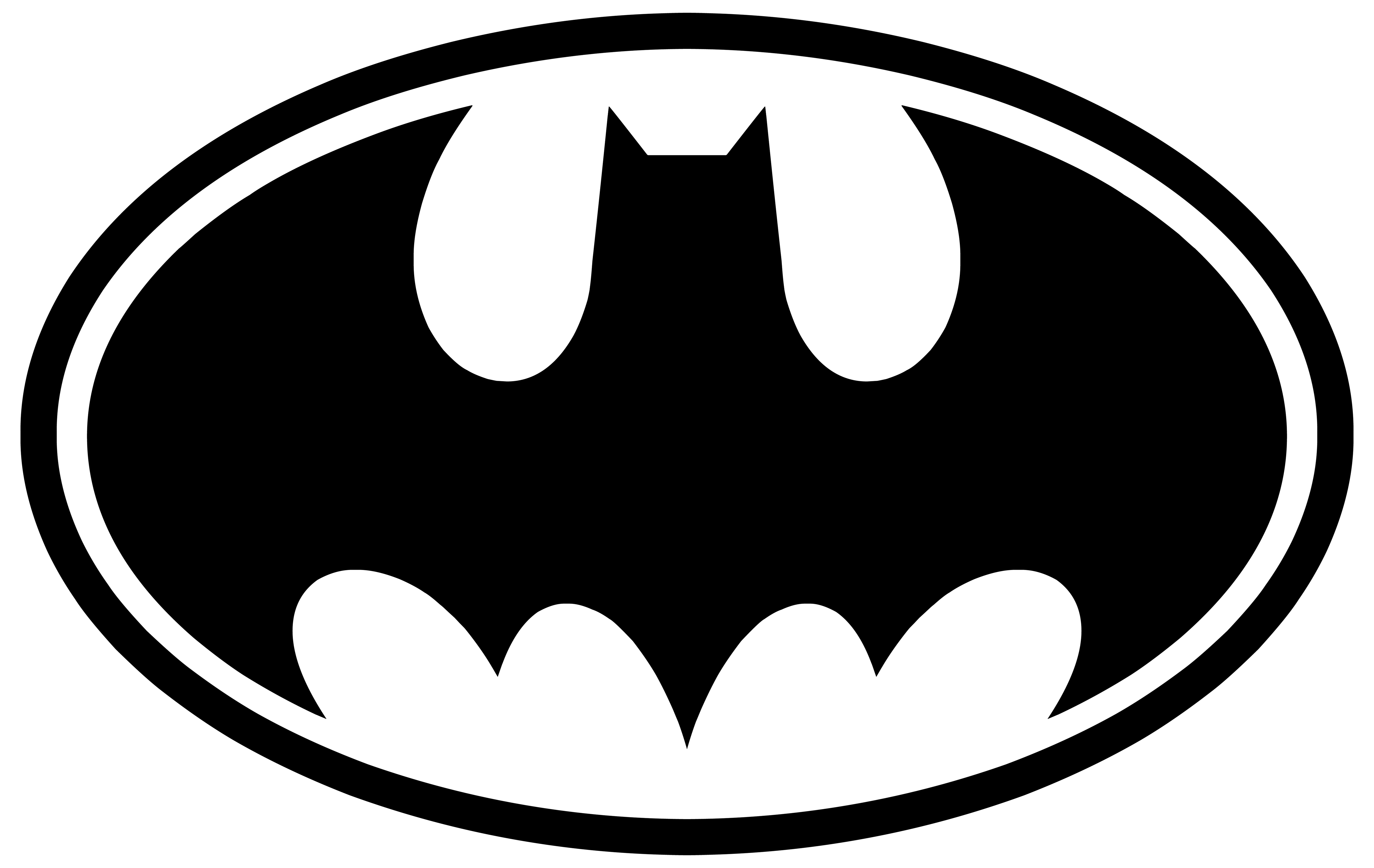 Black Bat in Circle Logo - Bat Man Logo ClipArt Best Logo Image - Free Logo Png