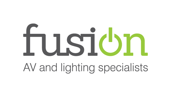 Grey and Green Logo - Fusion branding