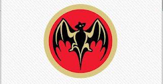 Black Red Bat in Circle Logo - 13 Best Images of 3 Circle Black Inside - Black Circle with White ...