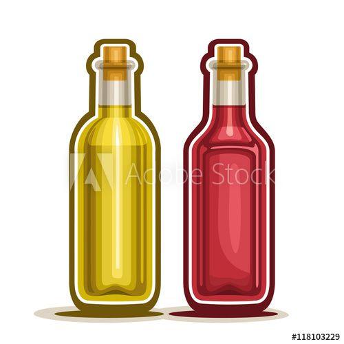 Yellow Berry Logo - Vector logo Red and Yellow Wine Bottles, container rose alcohol ...