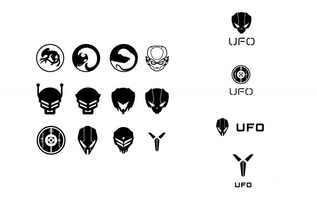 UFO Alien Logo - UFO Logo