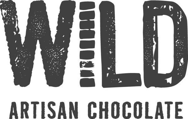 Huge O Logo - Huge grunge header font. logo / WILD Artisan Chocolate