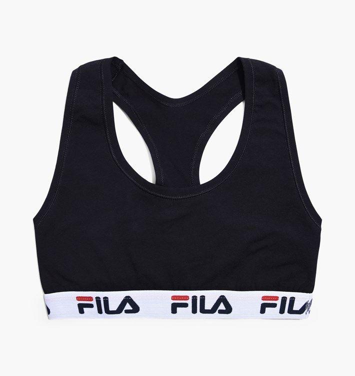 Black Fila Logo - Fila Logo Bra | Black | Underwear | FU6042-200 | Caliroots