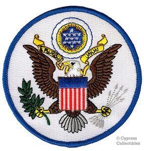 United States Eagle Logo - GREAT SEAL OF UNITED STATES iron-on PATCH embroidered EAGLE US USA ...