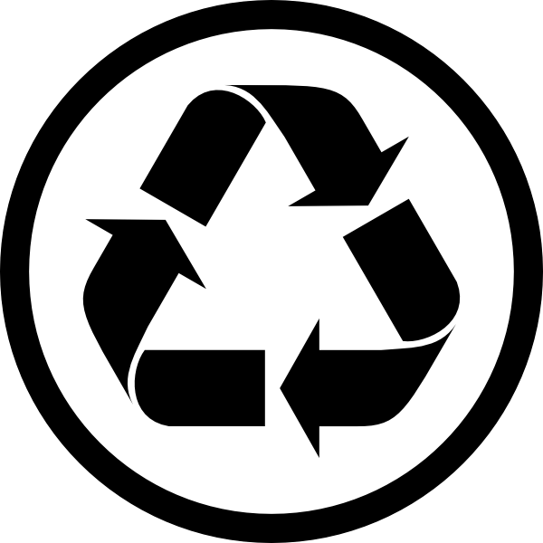 Black and White Recycle Logo - Free Recycling Symbols Printable, Download Free Clip Art, Free Clip