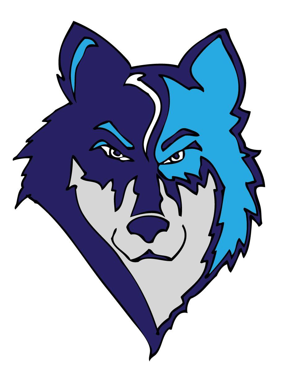 School Mascot Wolf Logo - Wolf school Logos