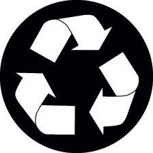 Black and White Recycle Logo - IDEM: Recycling Lesson Plan for Preschoolers