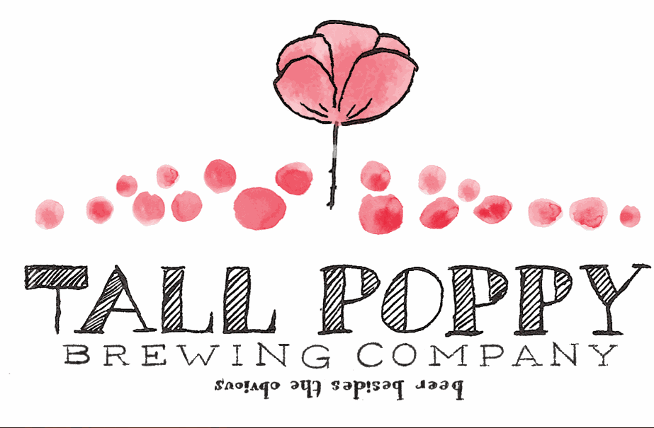 Poppy Company Logo - Homepage. Tall Poppy Brewing