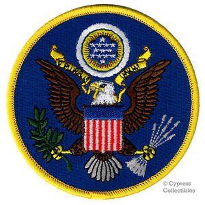 United States Eagle Logo - GREAT SEAL OF UNITED STATES Iron On PATCH Embroidered EAGLE US USA