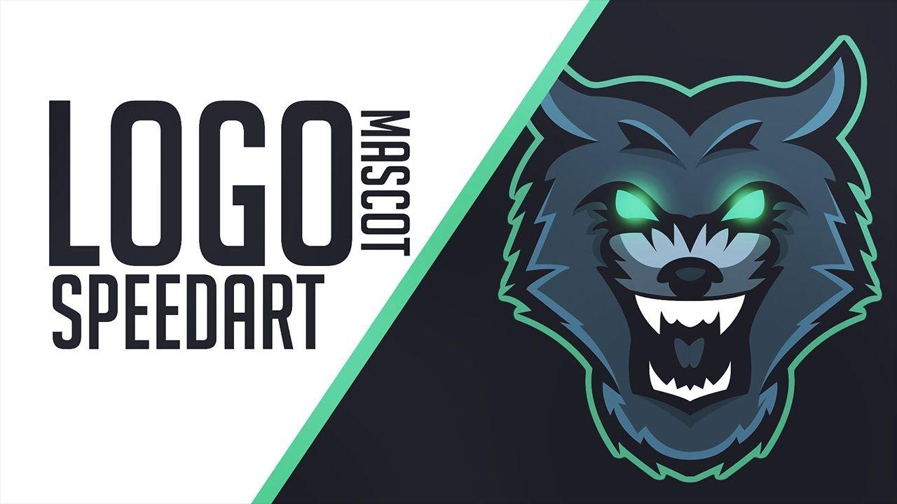 School Mascot Wolf Logo - Wolf Mascot Logo SpeedArt + Giveaway | Adobe Illustrator CS6 - YouTube