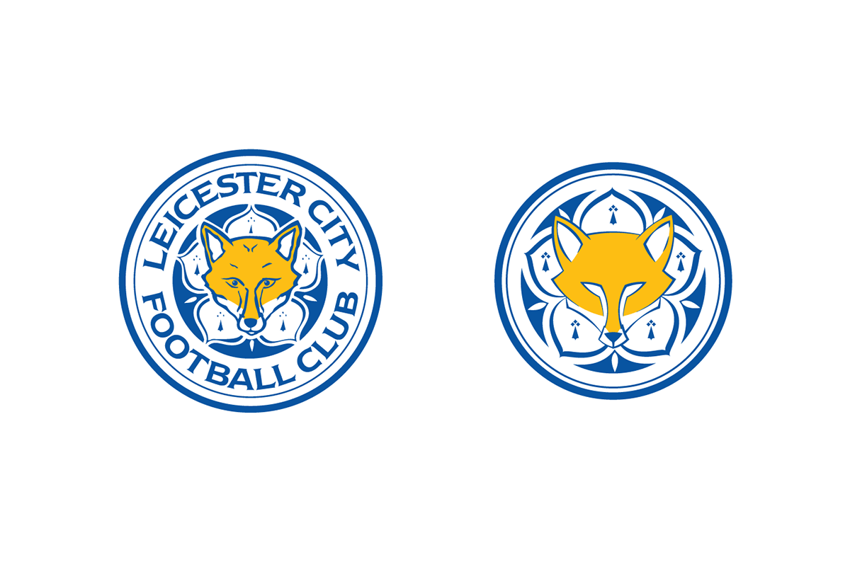 Leicester Logo - Leicester City FC logo redesign+kit prop on Behance