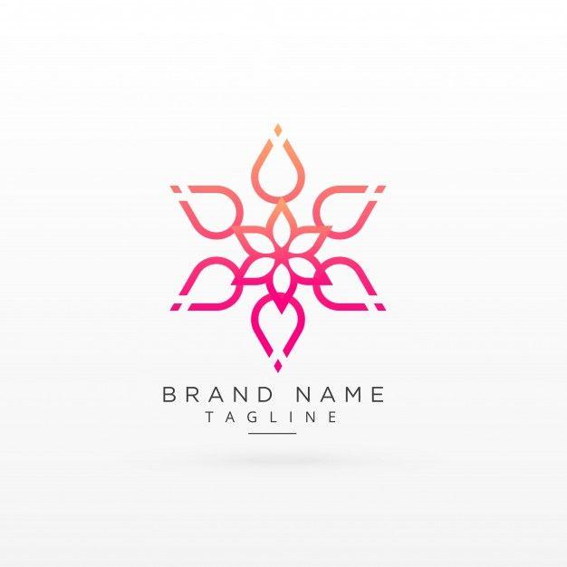 Graphic Flower Logo - Beautiful flower logo concept design Vector | Free Download