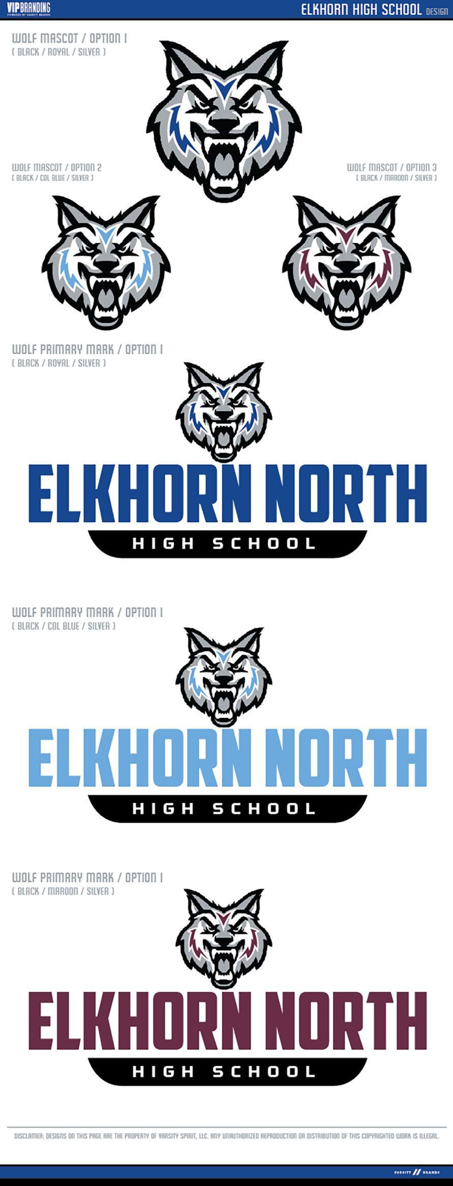 School Mascot Wolf Logo - Elkhorn picks mascot and colors for new high school | Elkhorn ...