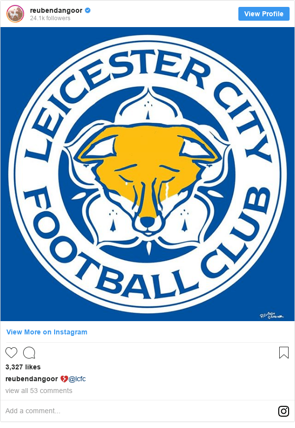 Leicester City Logo - Leicester City owner among five dead in helicopter crash