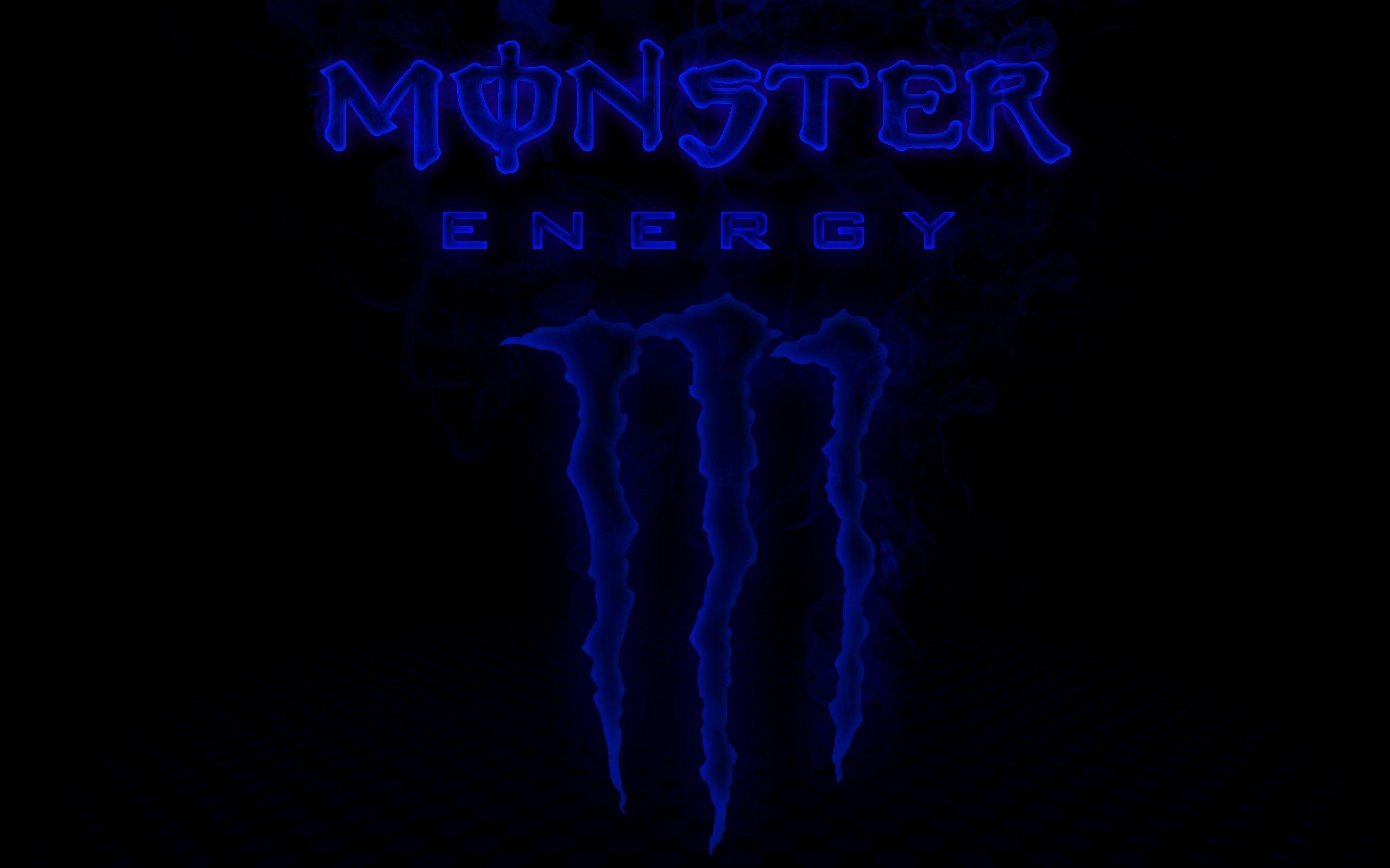 The Monster Energy Logo - Blue monster energy Logos