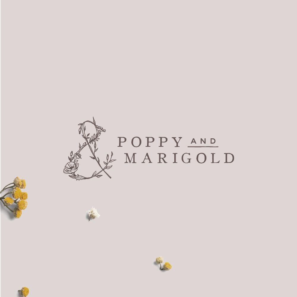 Poppy Company Logo - Calico Hill Creative Poppy and Marigold Logo Design. Design. Logo
