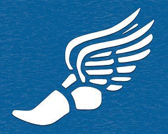 Blue Winged Foot Logo - Winged Foot Logo - Cliparts.co