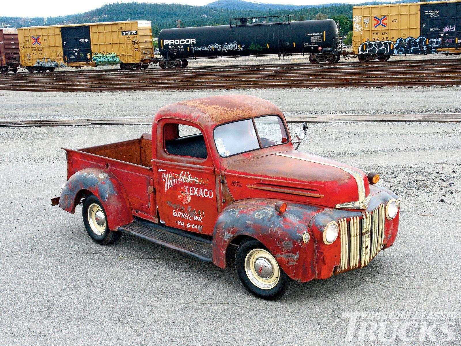 Old Ford Pickup Logo - Vintage Ford Texaco Service Truck - Hot Rod Network