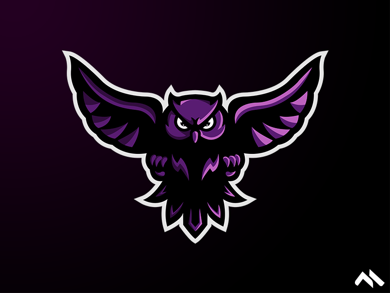 Owl Sports Logo - Owl Mascot logo. Mascot Bird. Logos, Owl logo, Logo design