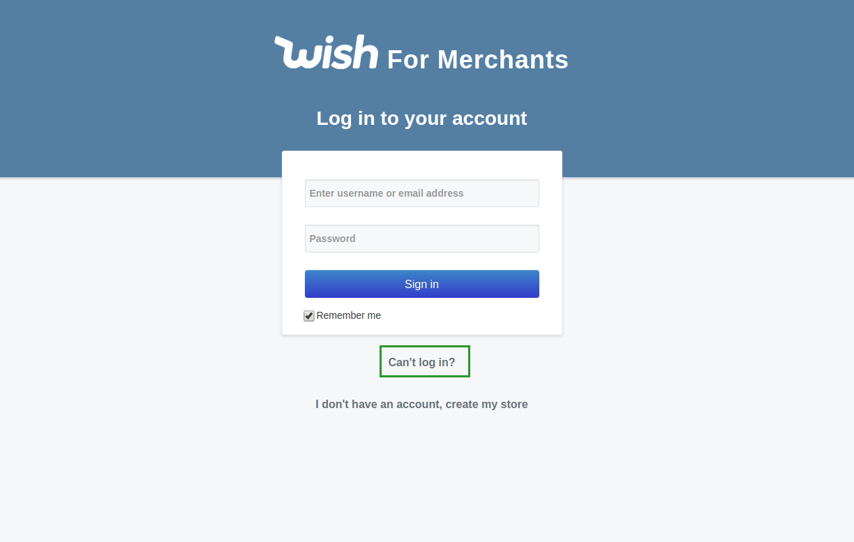 Wish.com Logo - Password Reset and Login Help FAQ