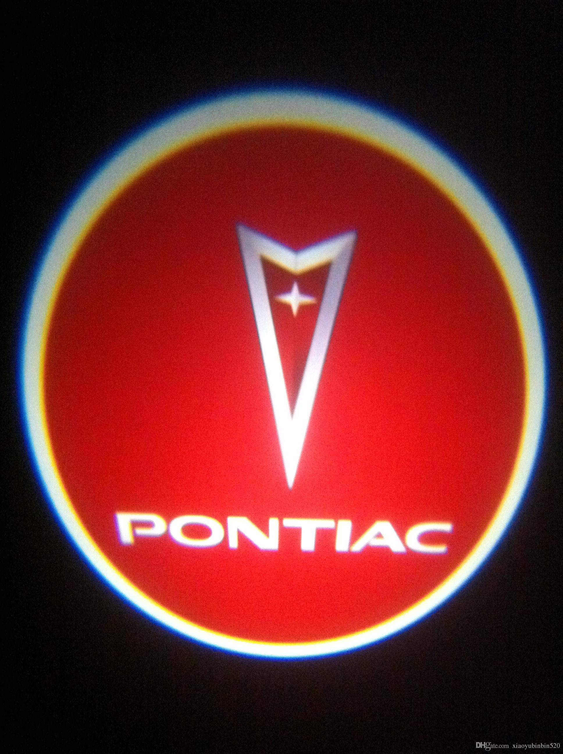 Pontiac Car Logo - 1x PONTIAC Ghost Shadow Cree Led Car Door Logo Led Laser Welcome ...