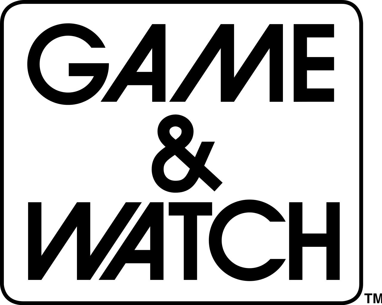Watch Logo - Game and watch logo.svg