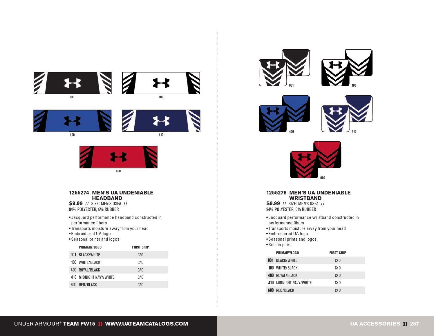 Under Armour Red and White C Logo - Under Armour 2015 Fall Winter Team Gear by SquadLocker - issuu
