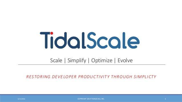 Tidalscale Logo - TidalScale Overview