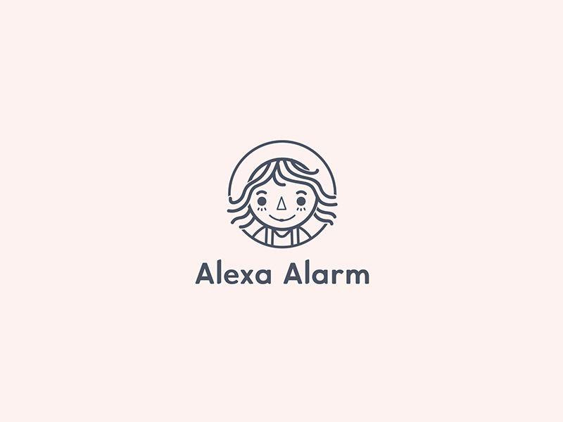 Doll Logo - Raggedy Ann Doll Logo design - Alexa Alarm by NEWFLIX | Dribbble ...