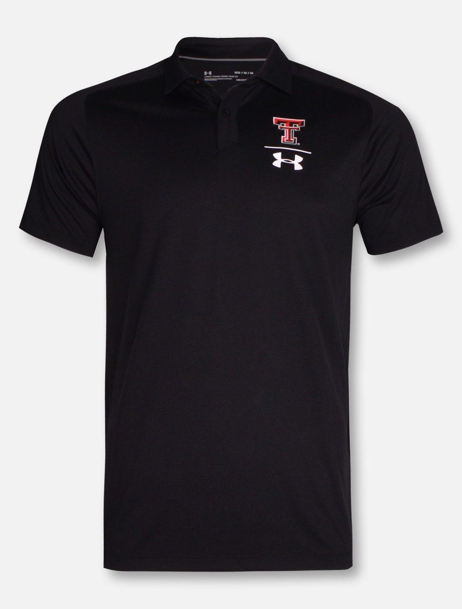 Under Armour Red and White C Logo - Under Armour 2018 Texas Tech Red Raiders Sideline Pinnacle Polo