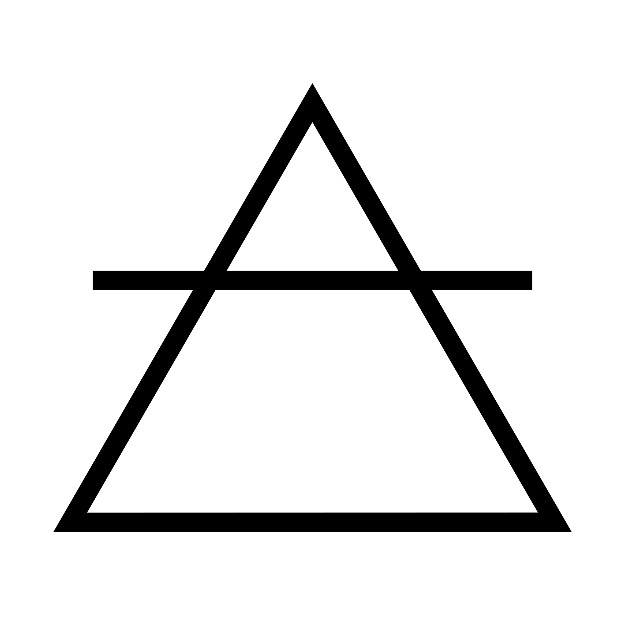 Empty Triangle Logo - What does a triangle tattoo mean? - Quora
