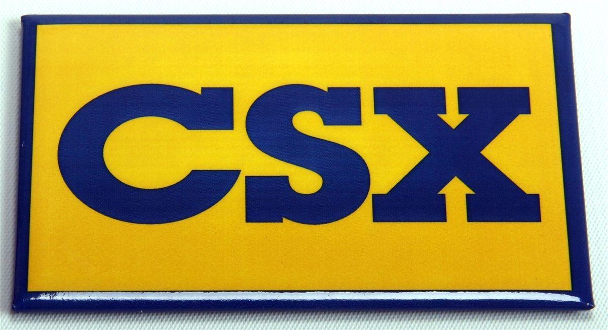CSX Logo - Country Trains RMCSXZ CSX Logo Refrigerator Magnet