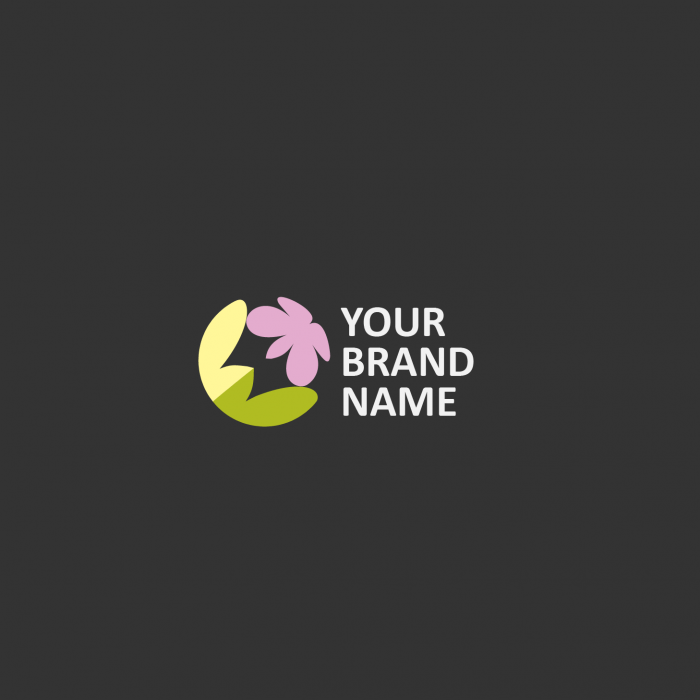 Cute Flower Logo - Cute Flower Motive Exclusive Logo Design | LogoEs