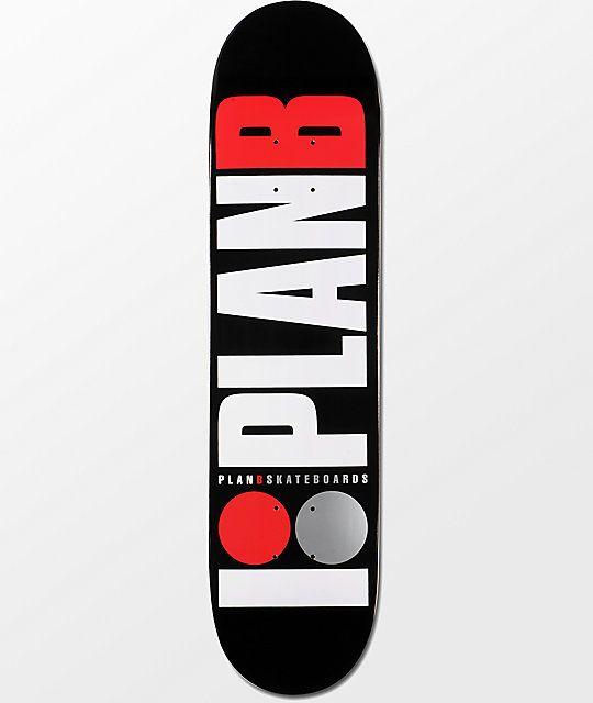 Plan B Skateboards Logo - Plan B Team OG 7.75 Black Skateboard Deck