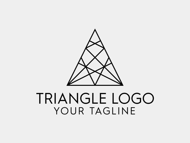 Empty Triangle Logo - Triangle Logo Template