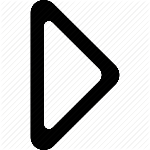 Empty Triangle Logo - Arrow, direction, empty, next, right, triangle icon