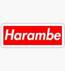 King Savage Harambe Logo - Harambe Logo Stickers