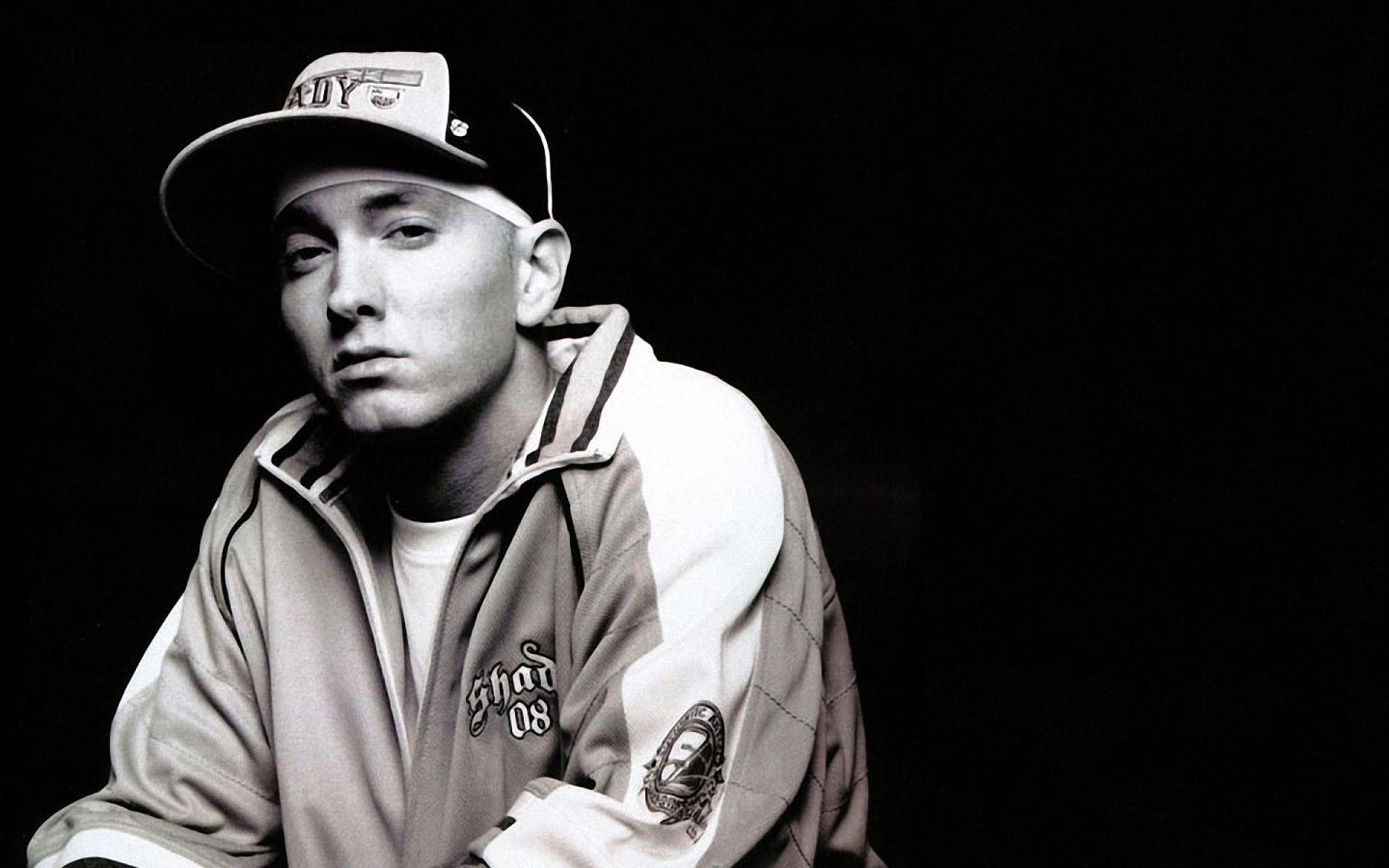 Eminem Black and White Logo - Eminem Wallpapers Black White - Wallpaper Cave