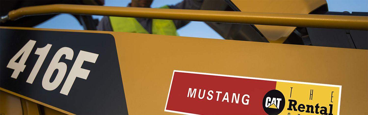 Mustang Cat Logo - Southeast Texas and Houston equipment rental from Mustang Cat