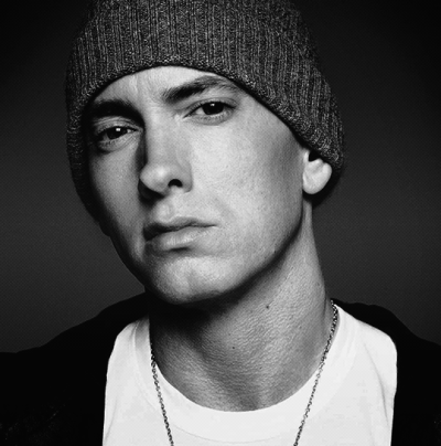 Eminem Black and White Logo - eminem black and white photo