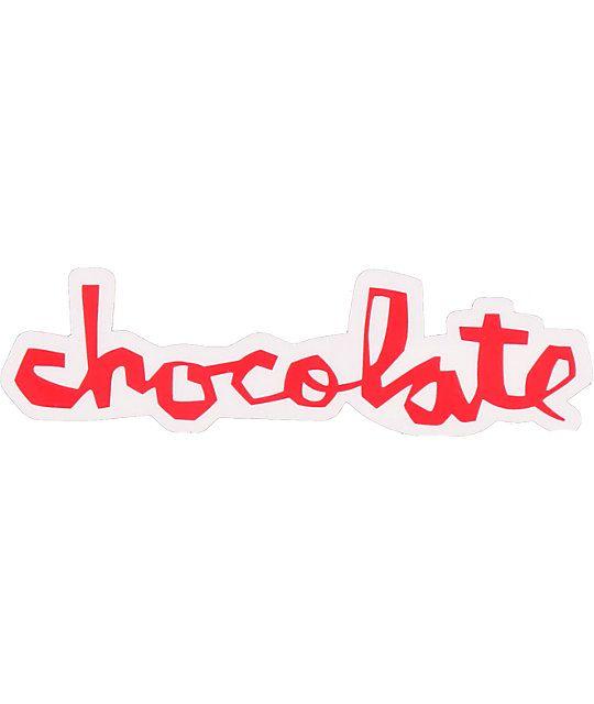 Chocolate Skateboards Logo - Chocolate Skateboards Chocolate Chunk Large Sticker
