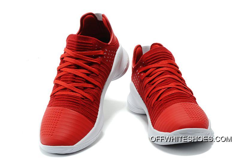 Under Armour Red and White C Logo - Free Shipping Girls Under Armour Curry 4 Low “Wine” Red White, Price