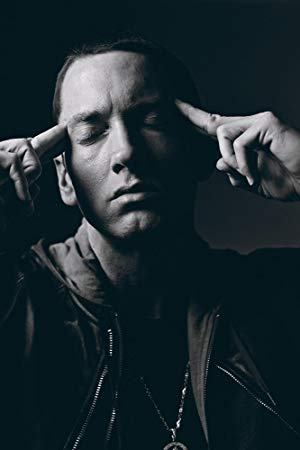 Eminem Black and White Logo - Eminem Black and White Toned Poster 24x36: Amazon.co.uk: Kitchen & Home