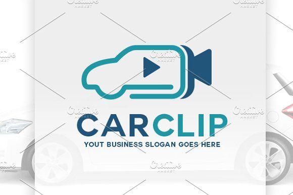 Technology Car Logo - Car Video clip Logo ~ Logo Templates ~ Creative Market